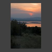 Západ slunce nad Dunajem